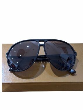 Gucci GG1646/S Black Aviator Sunglasses Made in Italy